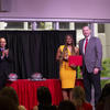A Division of Student Affairs Employee poses for a picture at the Diamond Awards