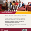 Overview of UHRL graduate position requirements