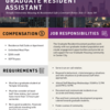 Overview of Graduate Resident Assistant position responsibilities
