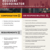 Overview of Resident Coordinator position responsibilities