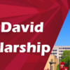 Marc David Scholarship banner with Bell tower