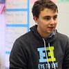 Student in classroom